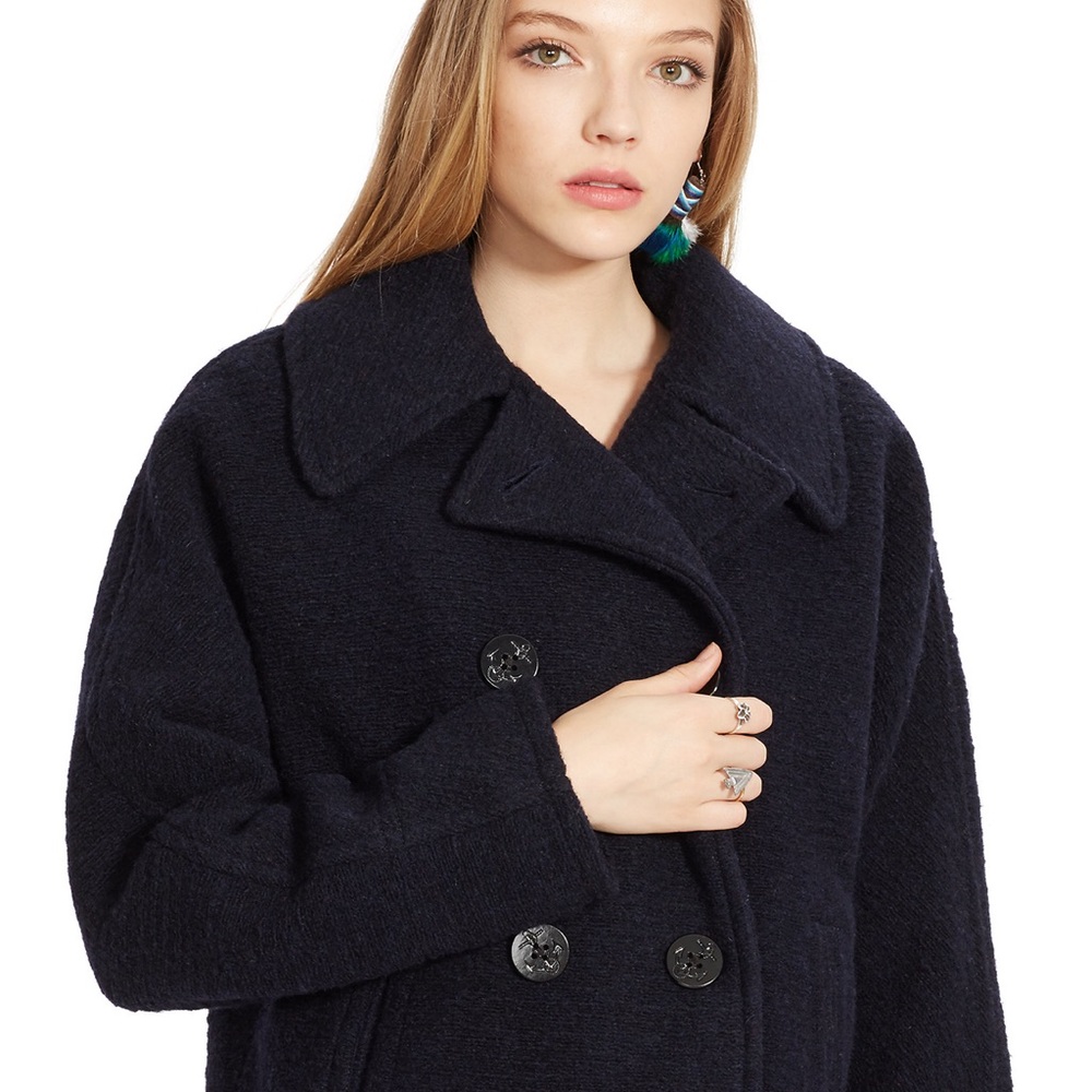 NEW POLO RALPH LAUREN Polo Wool Pea Coat RARE - Picture 15 of 16